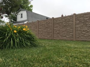 simtek ecostone, bufftech allegheny style fence