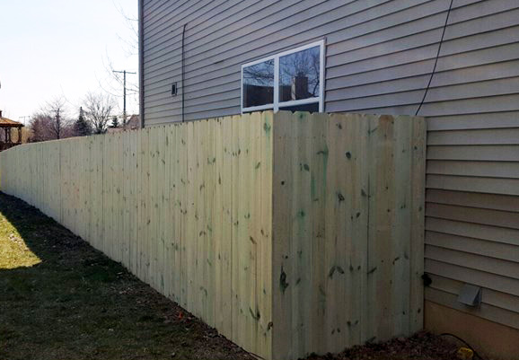 Dogear Privacy Fence (Pressure Treated)